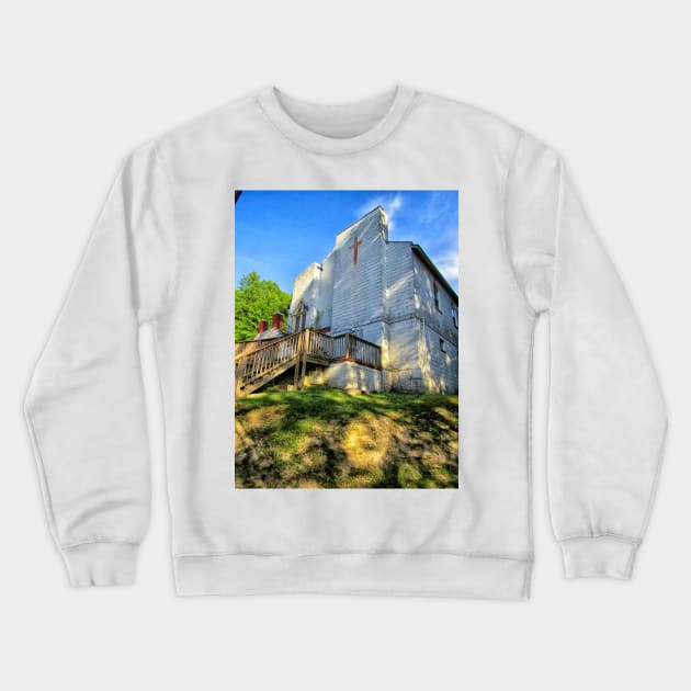 Shaded Former Church Crewneck Sweatshirt by PaulLu